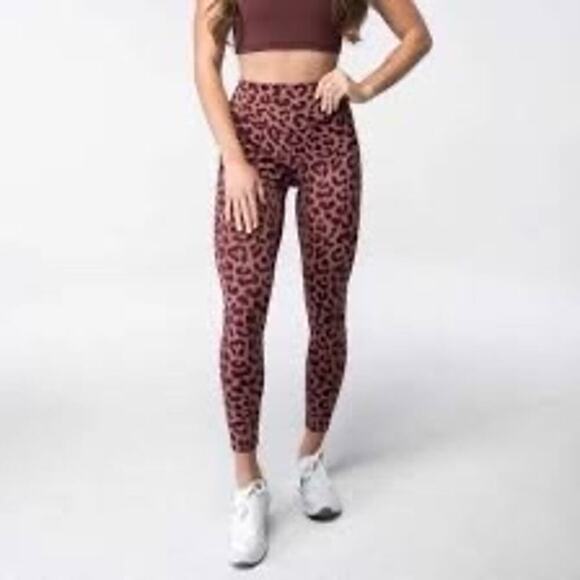 Balance Athletica Vitality Ascend Pant King Cheetah Dusk Womens Size XS - Picture 1 of 6